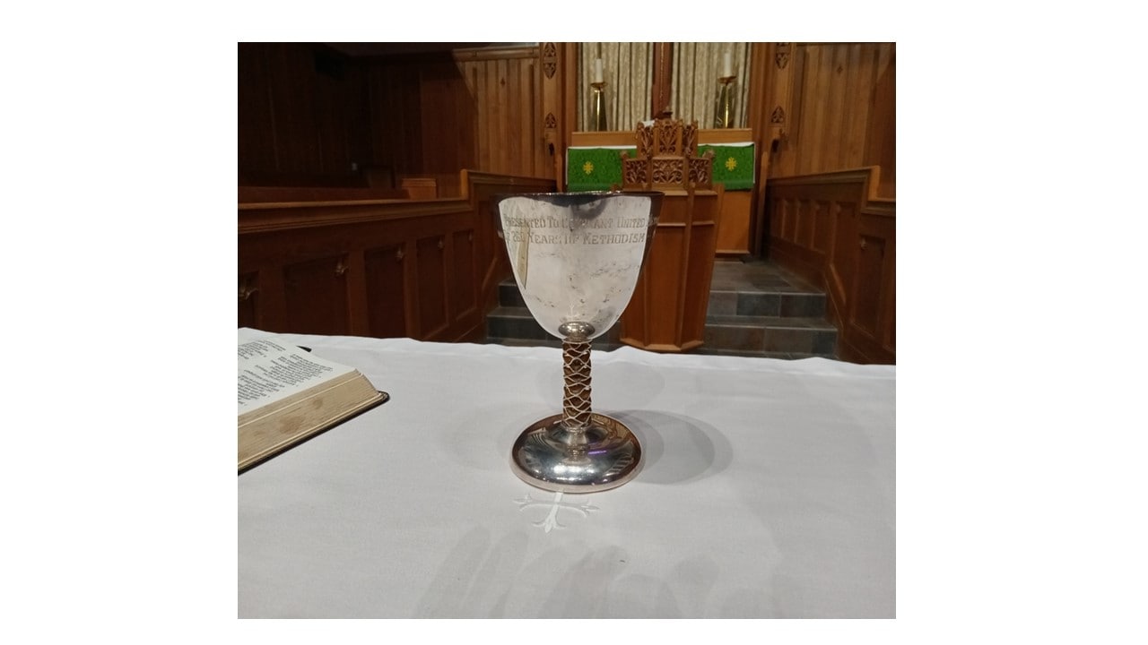 Communion Chalice Celebrates Methodism
