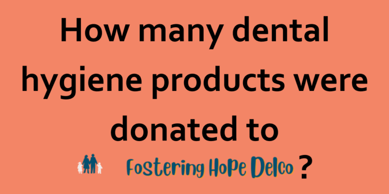 Fostering Hope Delco: February Donation
