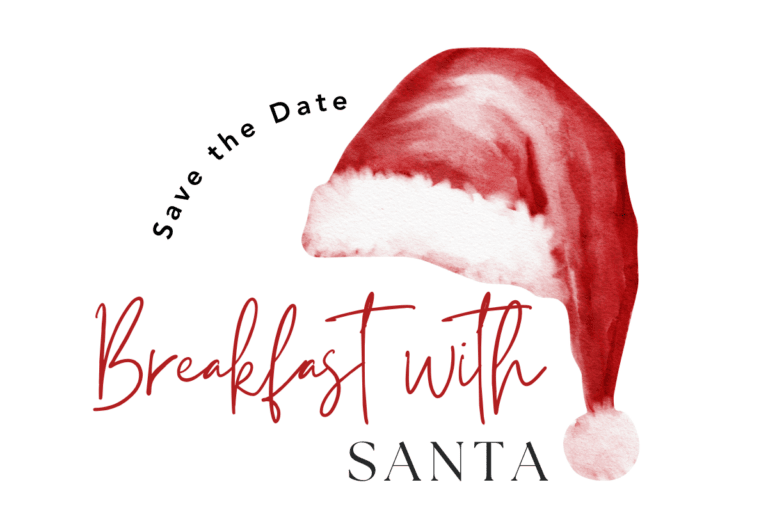 Save the Date for Breakfast with Santa: December 9