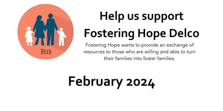 Fostering Hope Delco need your help!